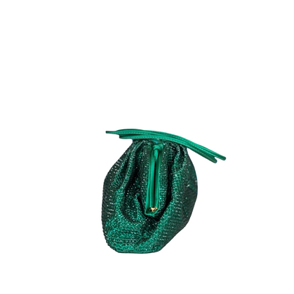 Bottega Veneta Crystal Embellished Pouch-CLUTCH-Gazelle Fashion and Style