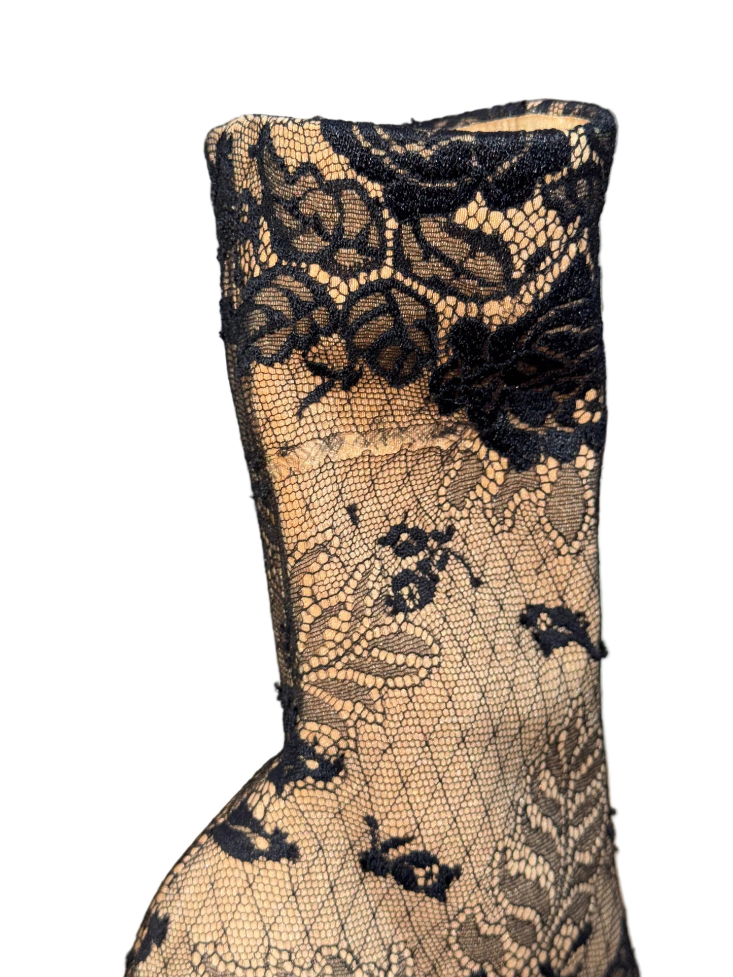 Black Lace Stiletto High Heels-SHOES-38-black-New-Gazelle Fashion and Style