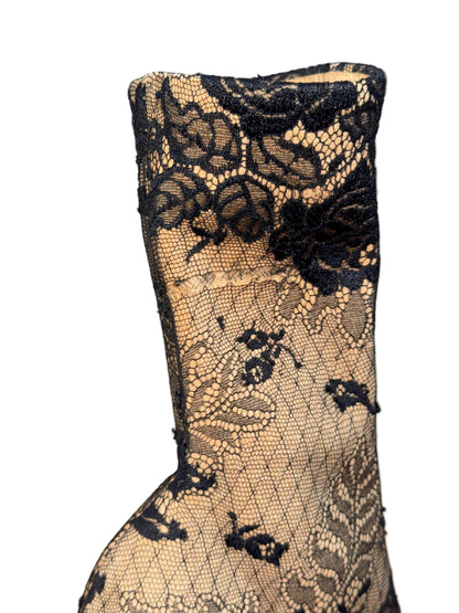 Black Lace Stiletto High Heels-SHOES-38-black-New-Gazelle Fashion and Style