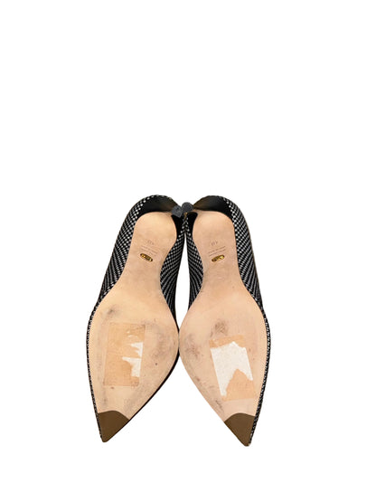 Sergio Rossi Checkered Pattern Pumps