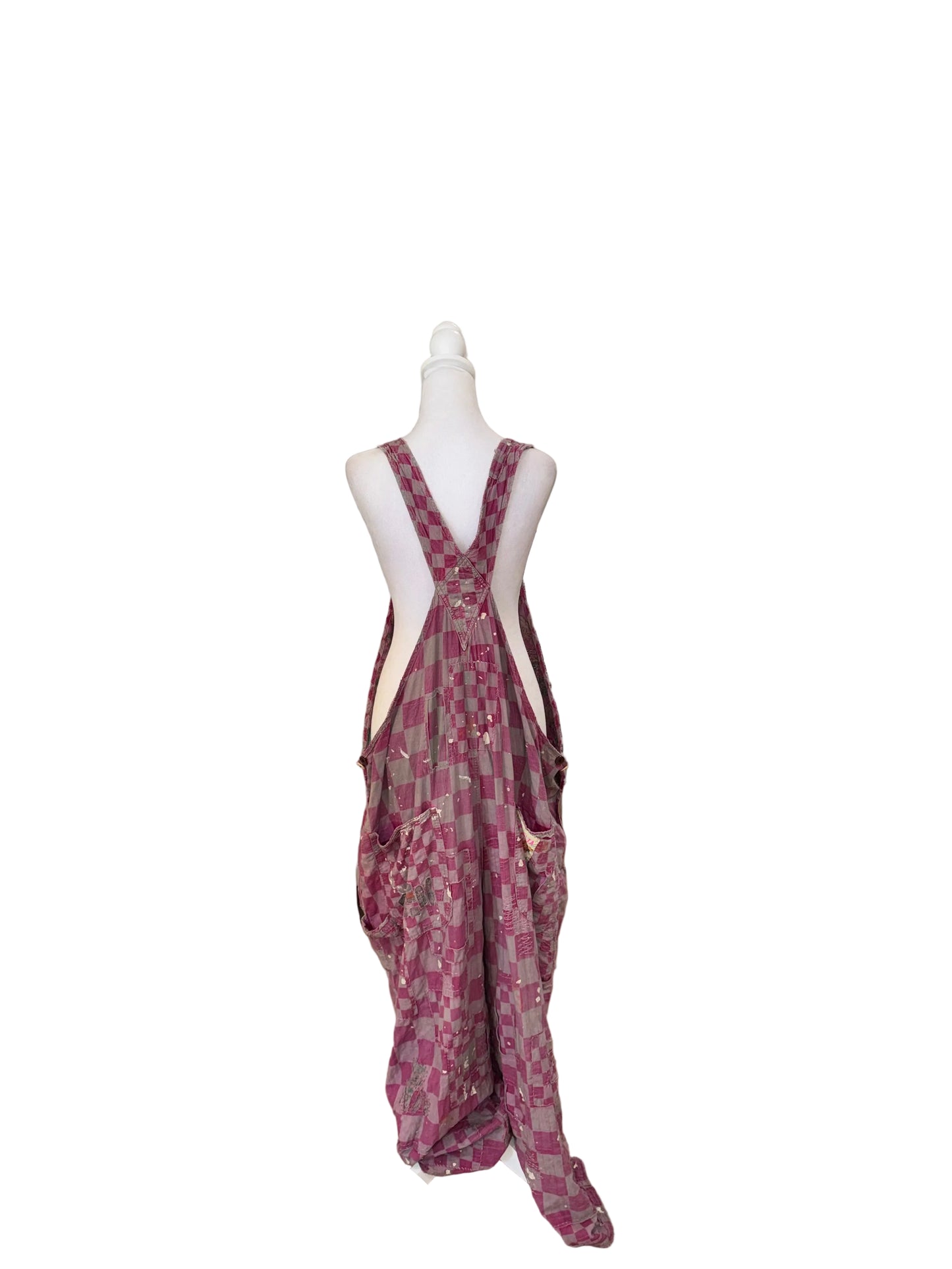 Magnolia Pearl Checkered Overalls- Gazelle Fashion and Style 