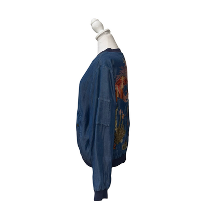 Johnny Was Embroidered Bomber Jacket-Gazelle Fashion and Style 