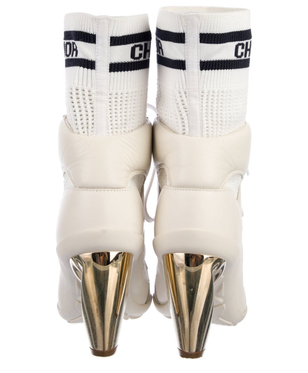 Christian Dior Leather Printed Lace-Up Boots-SHOES-Gazelle Fashion and Style