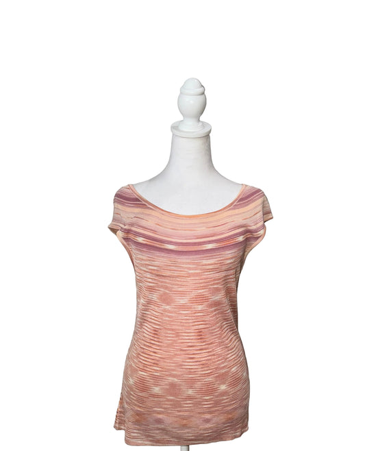 Missoni Printed Scoop Neck Top-TOPS-Gazelle Fashion and Style