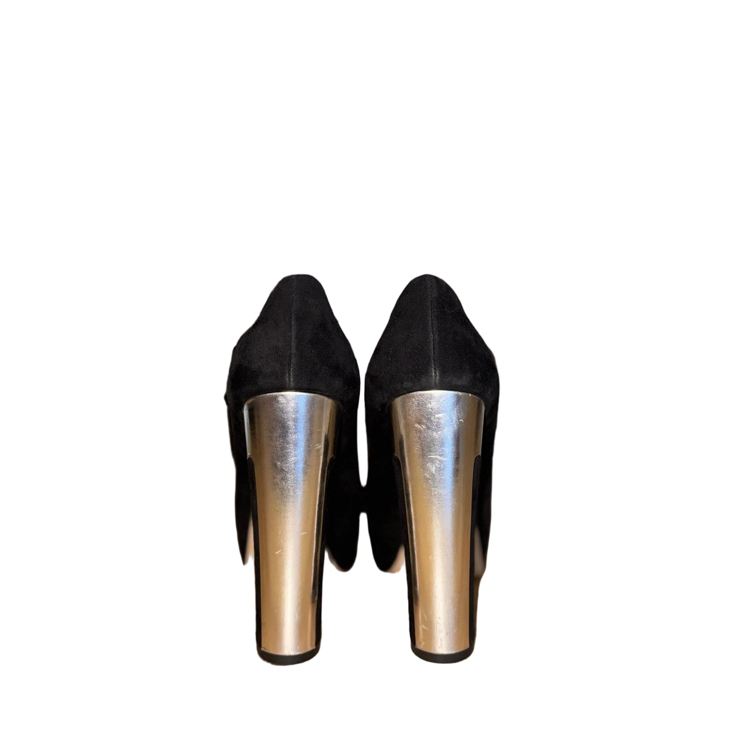 Miu Miu Suede Peep Toe Heel- Gazelle Fashion and Style
