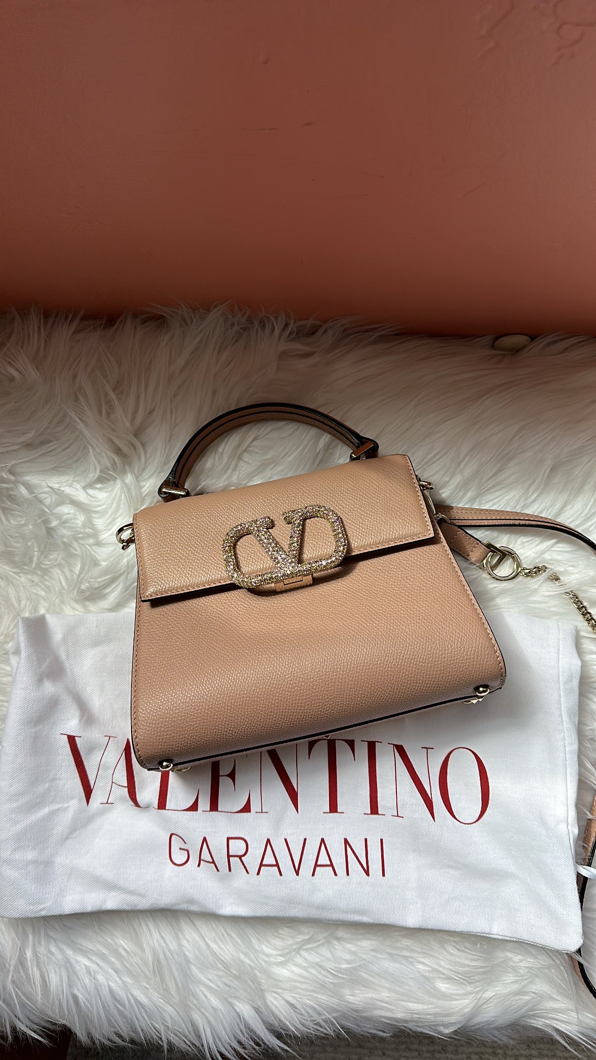 VSLING Small Leather Top-Handle Bag