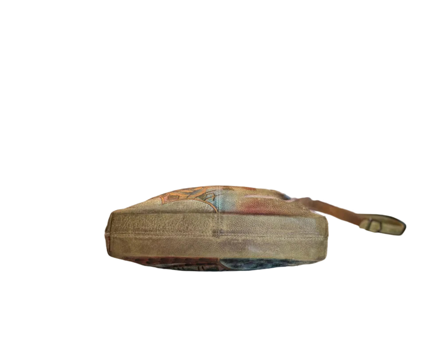 Anuschka Butterfly and Flower Leather Shoulder Bag-HANDBAGS-Gazelle Fashion and Style