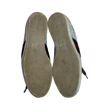 Gucci Glitter Fabric Sneakers-SHOES-Gazelle Fashion and Style