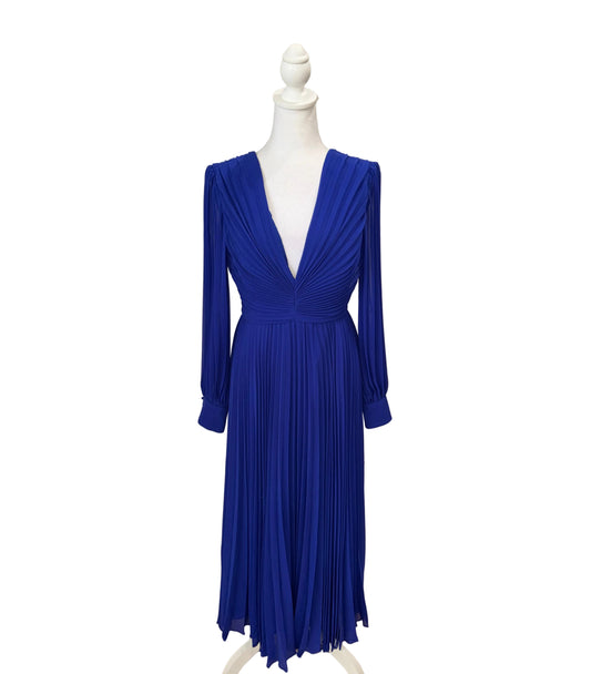 Badgely Mischka Pleated Maxi Dress- Gazelle Fashion and Style 