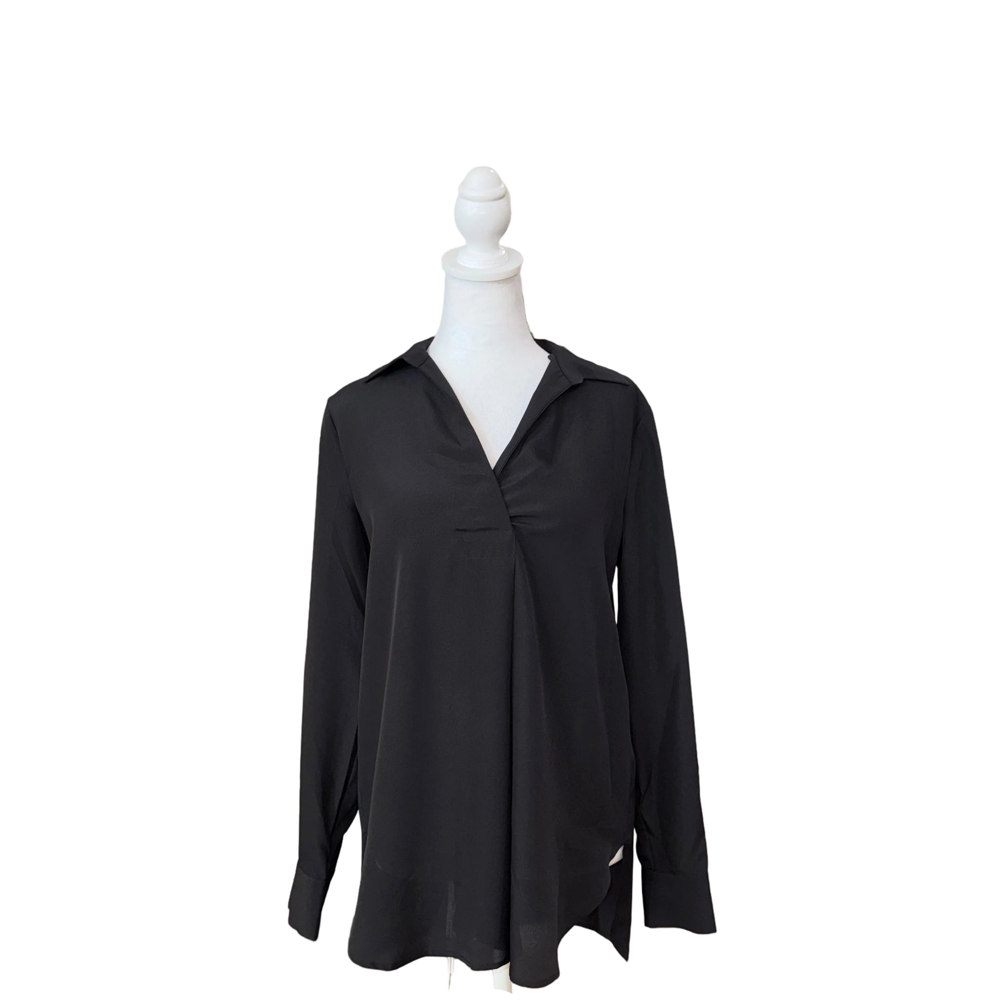 Badgely Mishka Long Sleeve Blouse- Gazelle Fashion and Style 