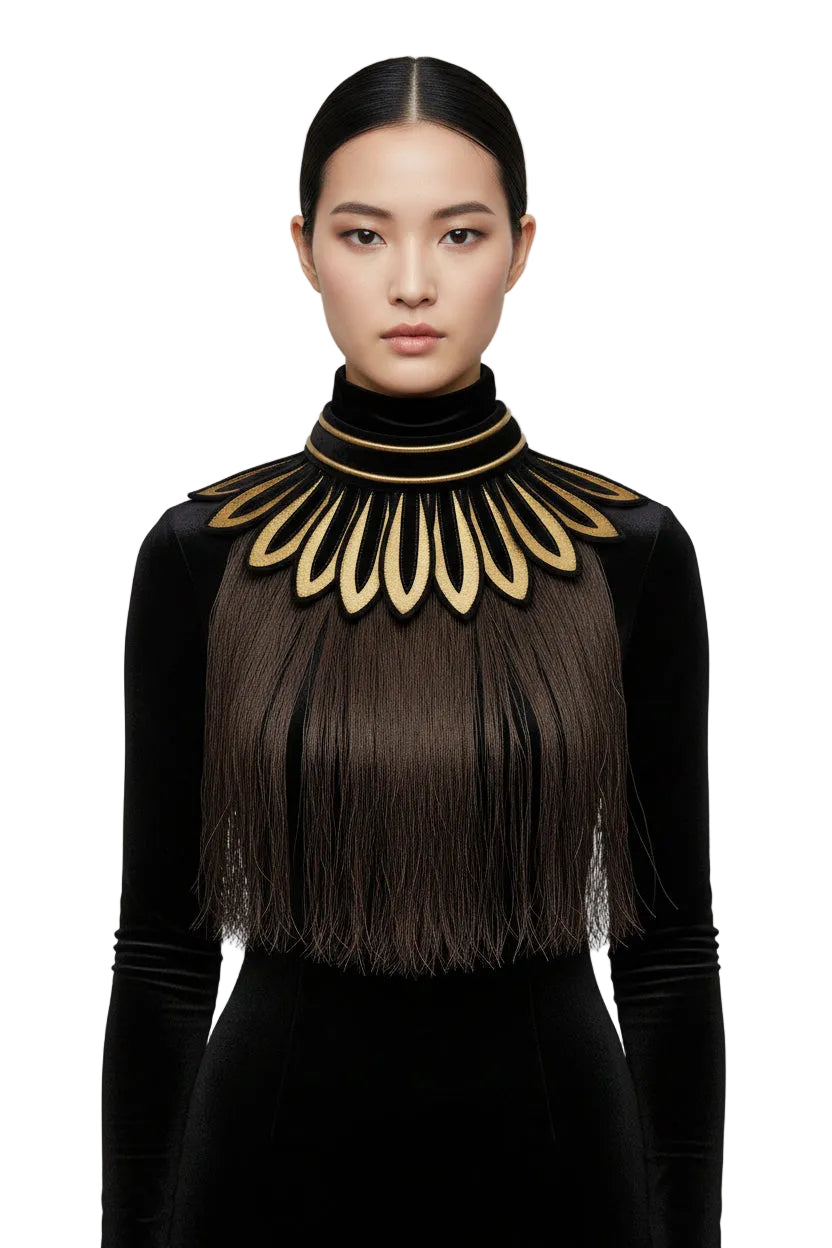 Etro Milan Fringe Necklace-JEWELRY-Gazelle Fashion and Style