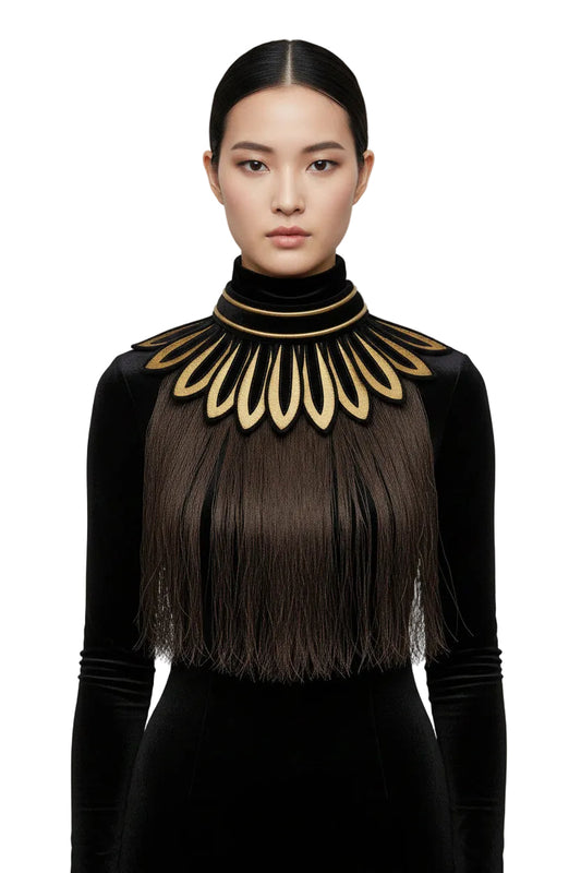 Etro Milan Fringe Necklace-JEWELRY-Gazelle Fashion and Style
