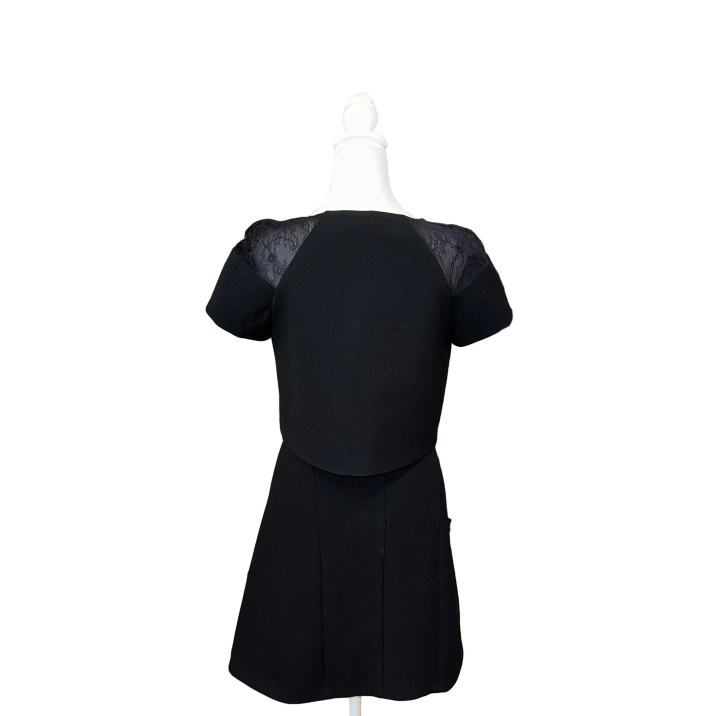 Maje Mini Lace Dress- Gazelle Fashion and Style 