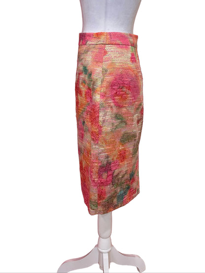 Kate Spade Multi Colored Midi Skirt-SKIRT-Gazelle Fashion and Style