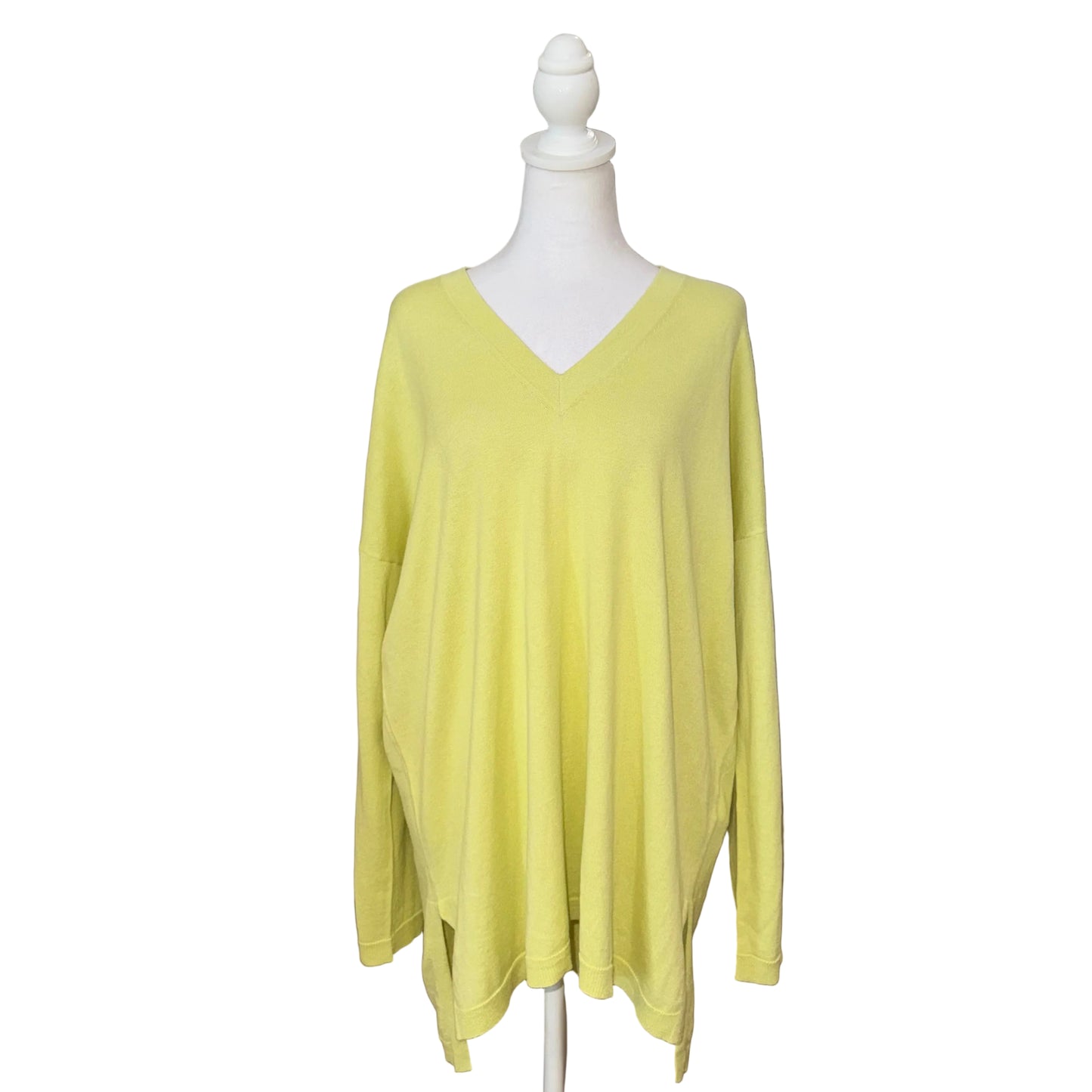 Eileen Fisher Lime Green Top- Gazelle Fashion and Style 