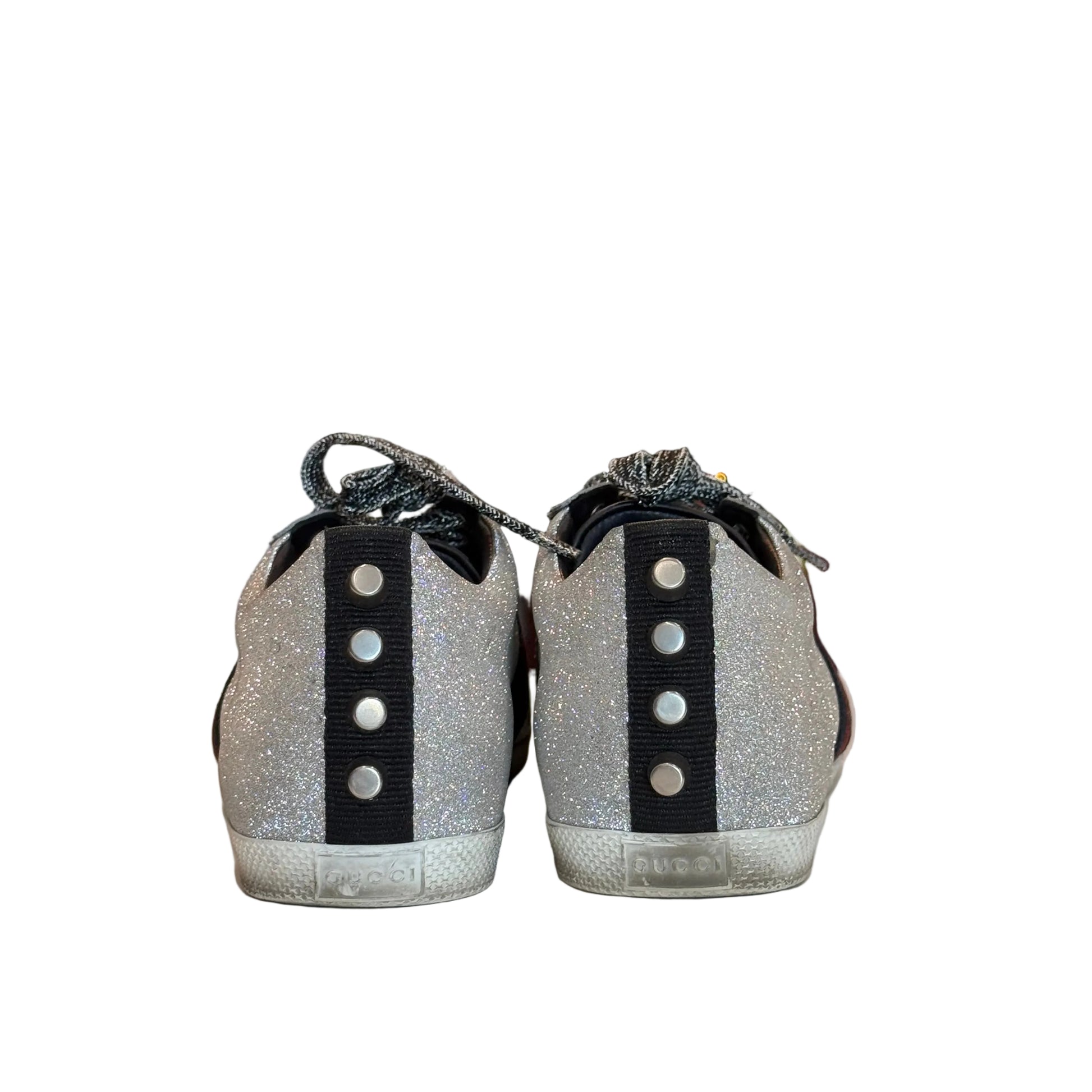 Gucci Glitter Fabric Sneakers-SHOES-Gazelle Fashion and Style