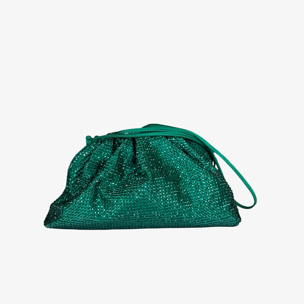 Bottega Veneta Crystal Embellished Pouch-CLUTCH-Gazelle Fashion and Style