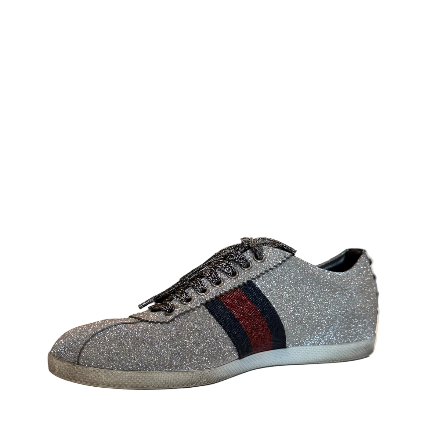 Gucci Glitter Fabric Sneakers-SHOES-Gazelle Fashion and Style