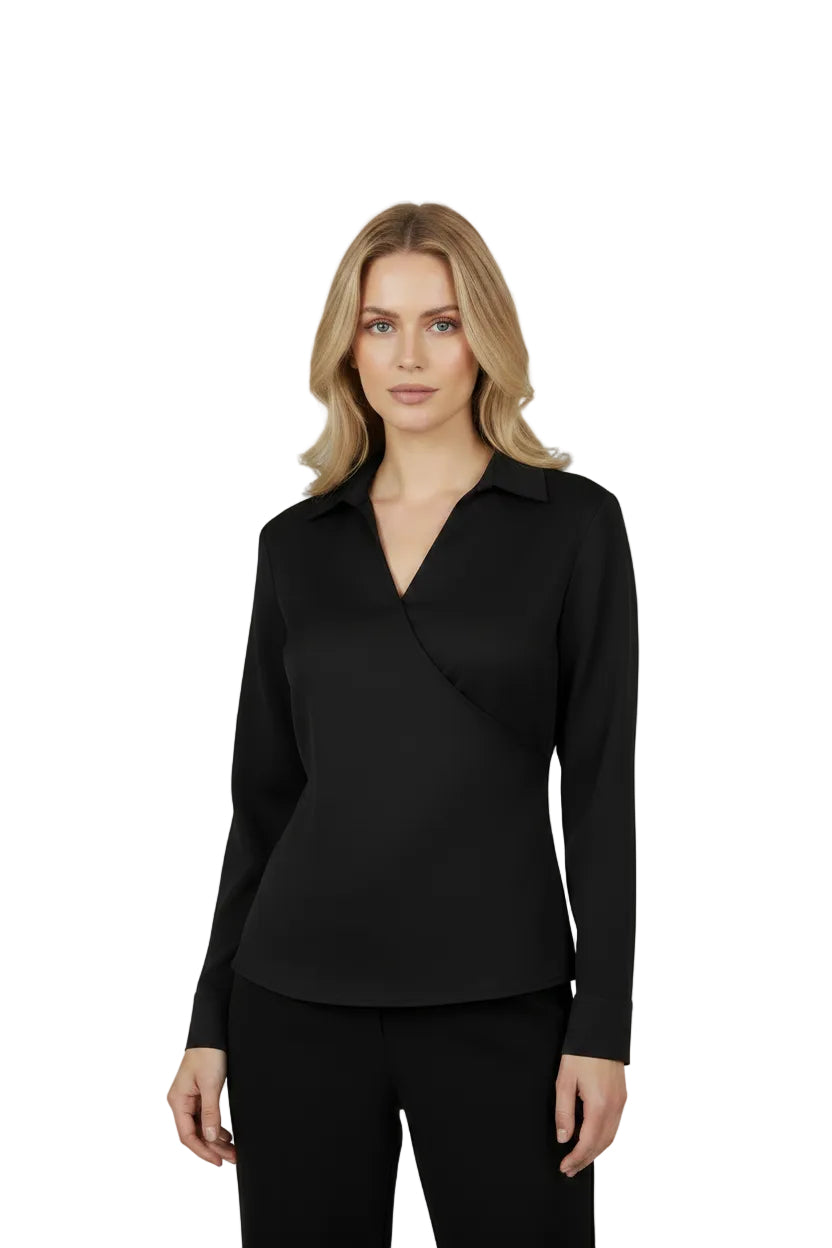 Badgely Mishka Long Sleeve Blouse- Gazelle Fashion and Style 
