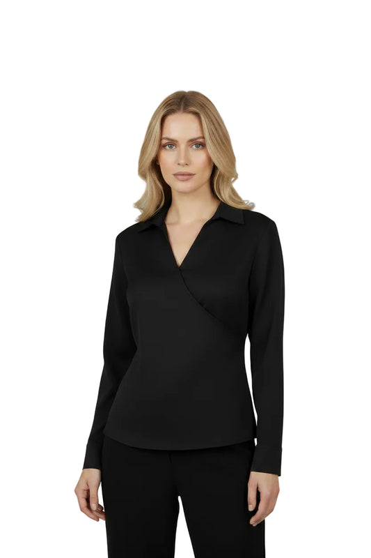 Badgely Mishka Long Sleeve Blouse- Gazelle Fashion and Style 