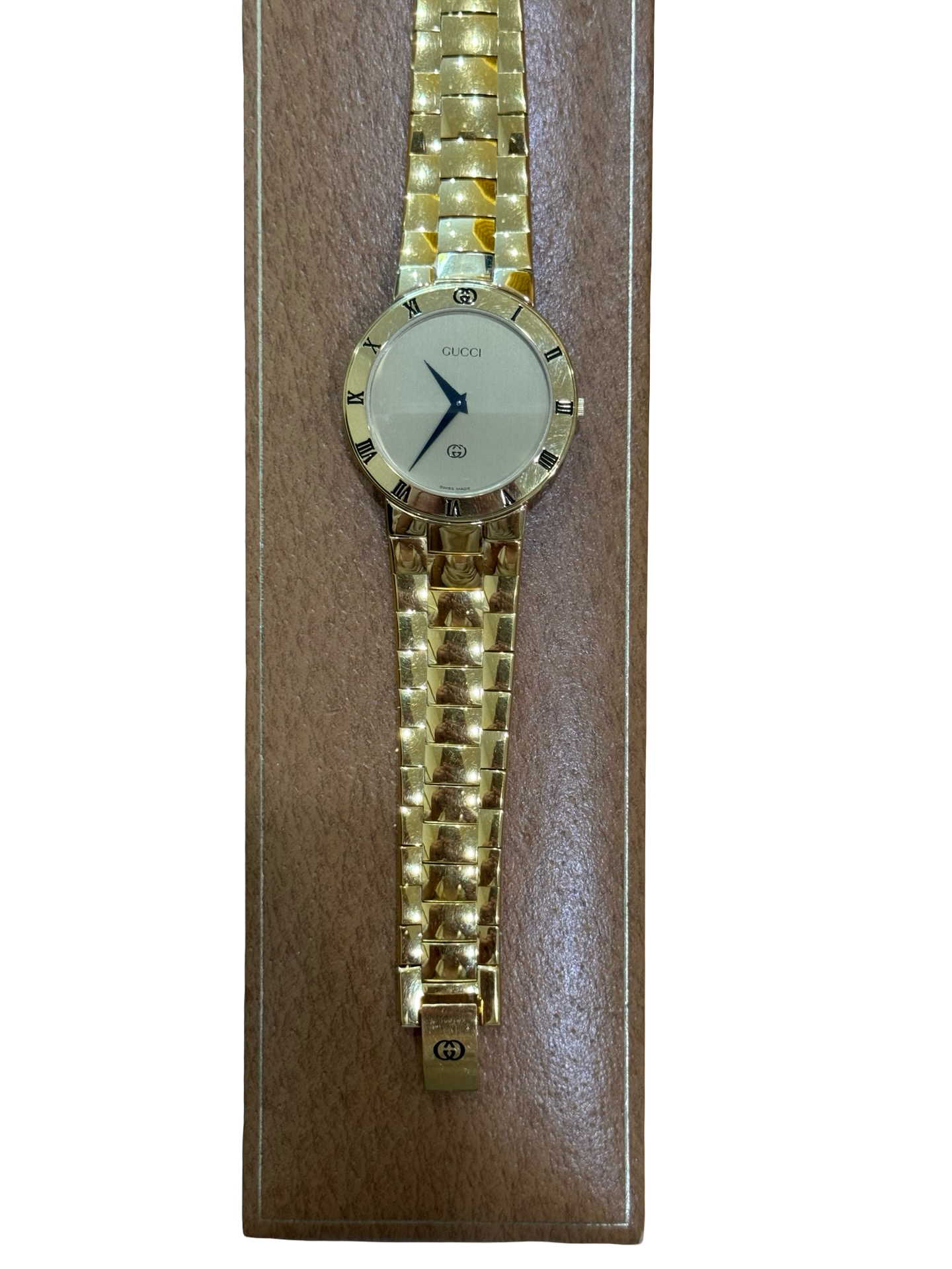 Vintage Gucci 300m Gold Tone Watch- Gazelle Fashion and Style 