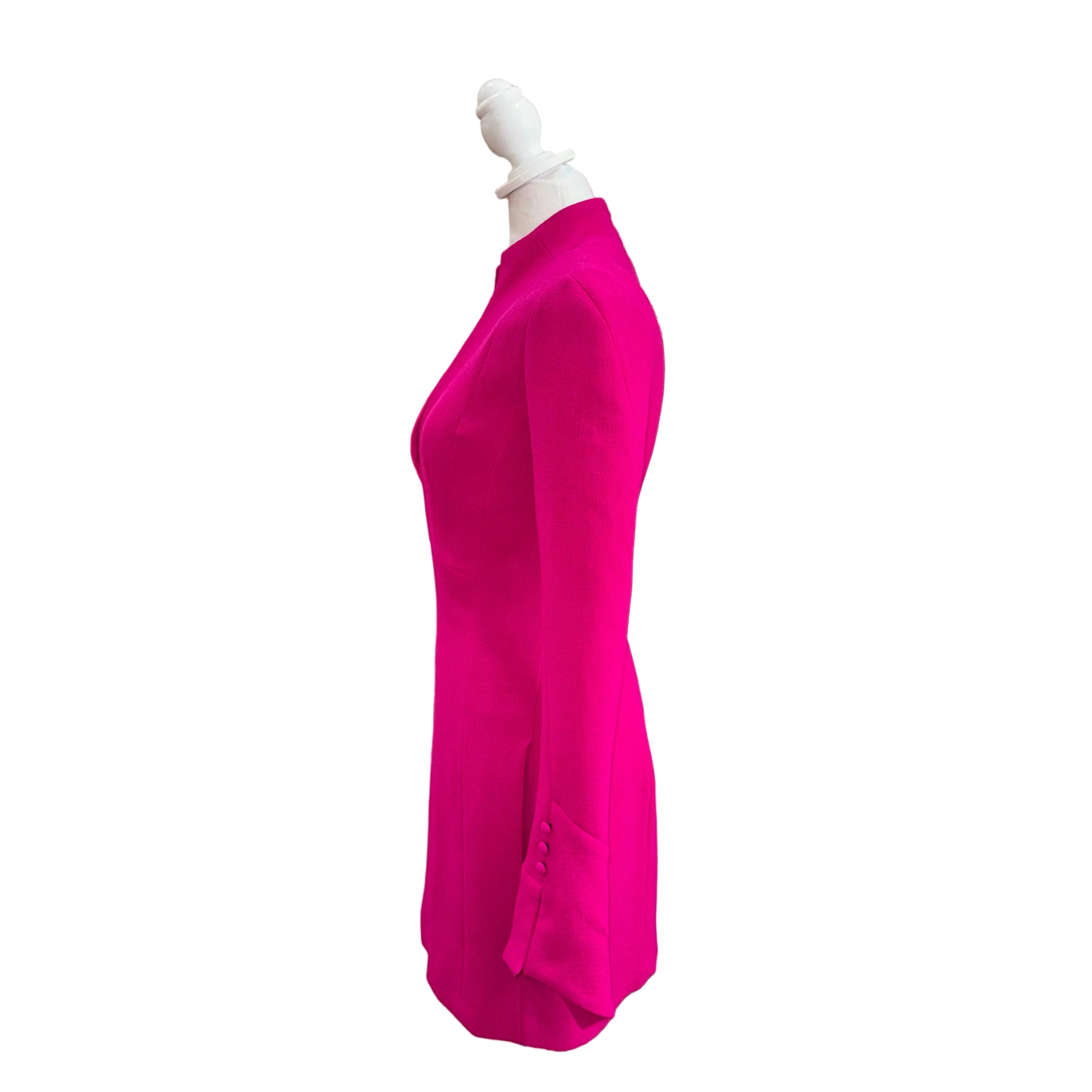 Oliver Theyskens Fushia Midi Dress- Gazelle Fashion and Style 