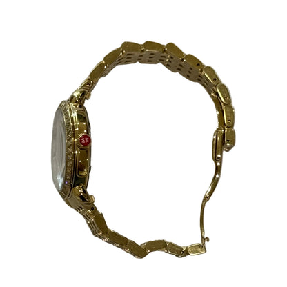 Michele Sydney Gold Diamond Watch-WATCH-Gazelle Fashion and Style