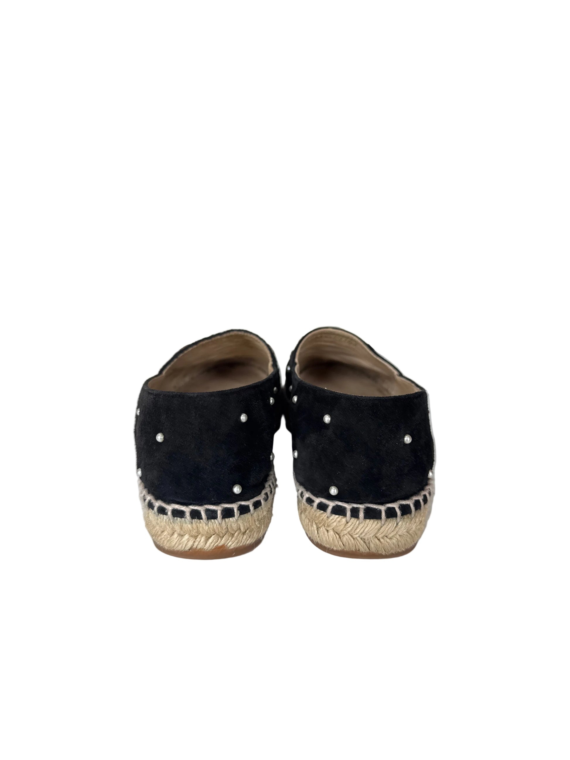 Chanel 2017 Faux Pearl Accents Espadrilles- Size 39,Fits US 8 $325-SHOES-Gazelle Fashion and Style