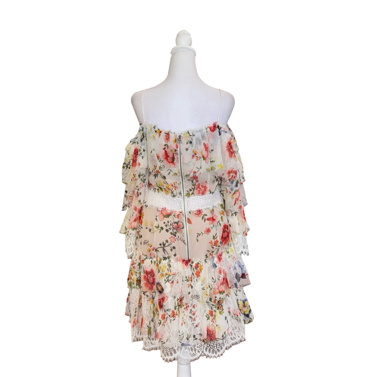 Alice + Olivia Floral Mini Dress- Gazelle Fashion and Style 