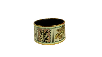 Hermès Extra Wide Enamel Bangle Bracelet-JEWELRY-Gazelle Fashion and Style