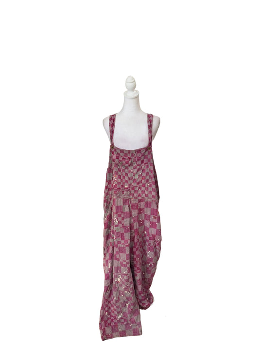 Magnolia Pearl Checkered Overalls- Gazelle Fashion and Style 