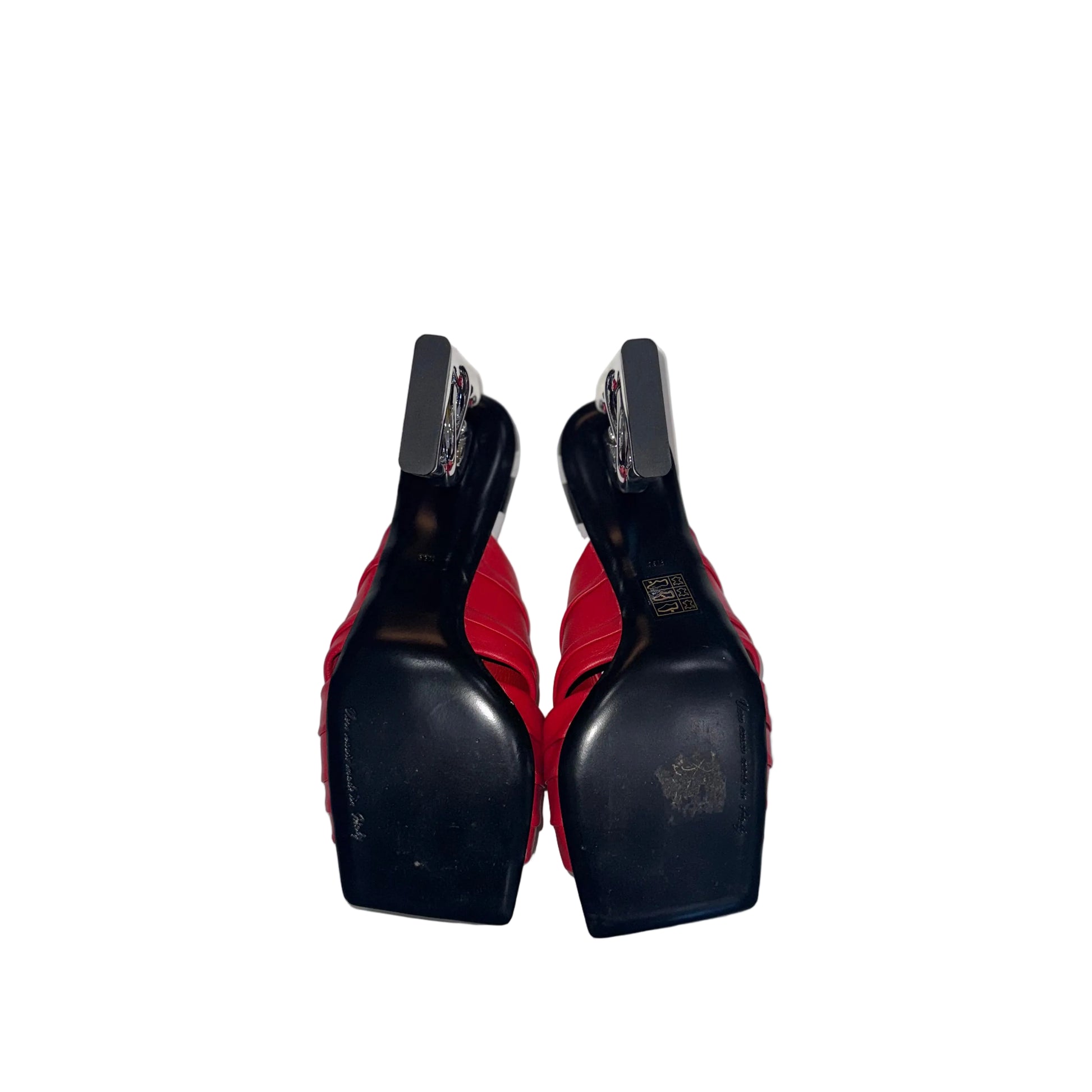 Dolce Gabbana Pop Leather Mules- Gazelle Fashion and Style 