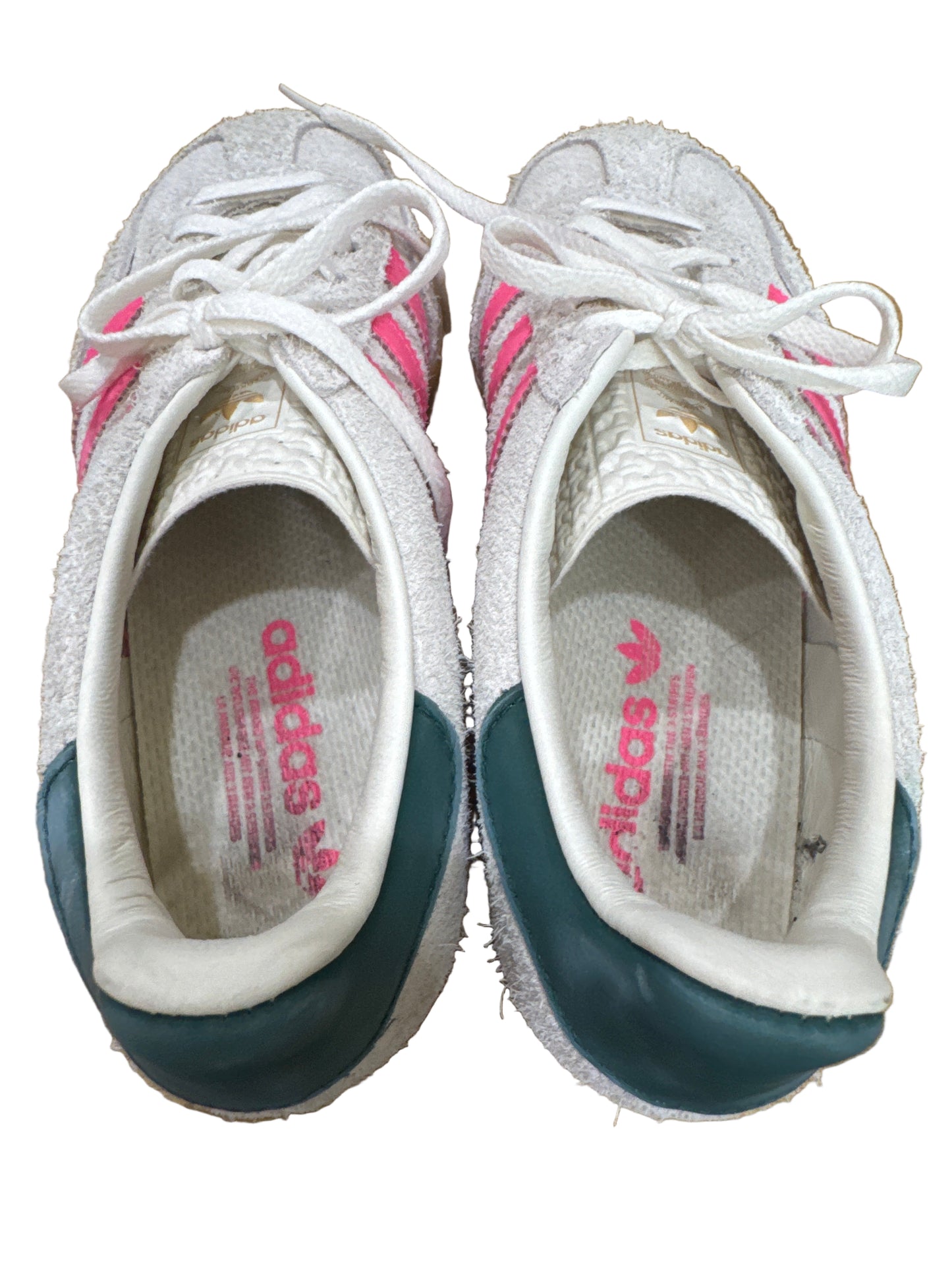 Adidas Gazelle Sneakers with Pink Stripes-SHOES-Gazelle Fashion and Style