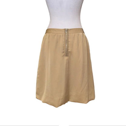 Tory Burch Tan Midi Skirt-SKIRT-Gazelle Fashion and Style