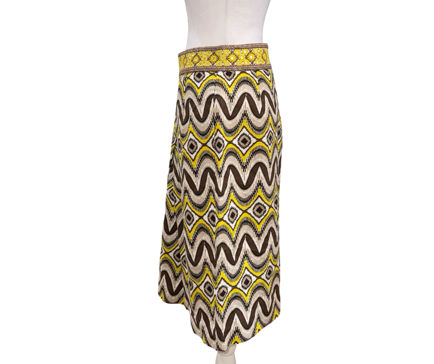 Tory Burch Midi Skirt- Gazelle Fashion and Style
