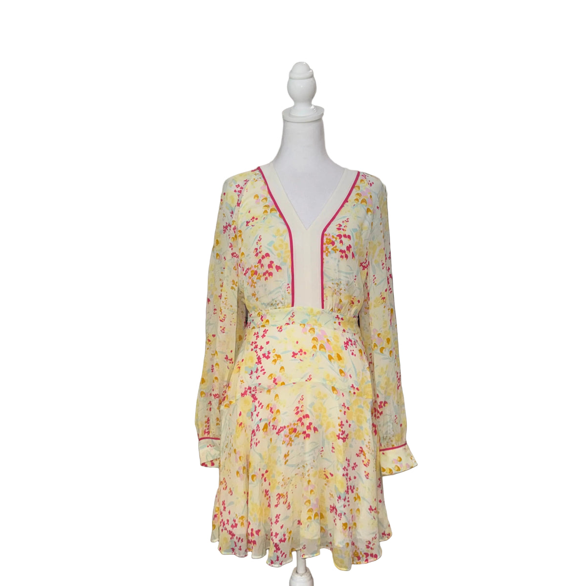 Reiss Floral Print Dress $99- Gazelle Fashion and Style 