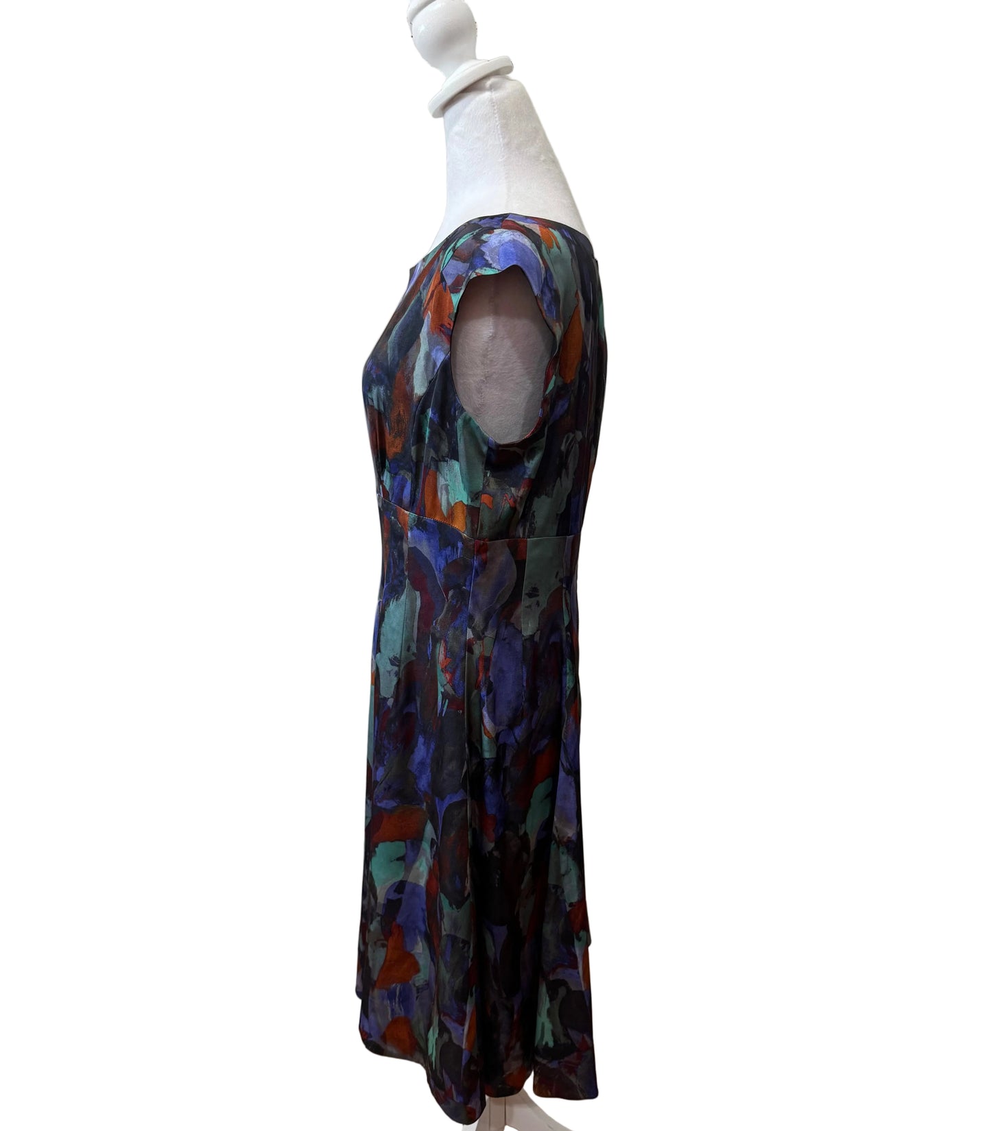 Lafayette Sleeveless Patterned Dress-DRESS-Gazelle Fashion and Style