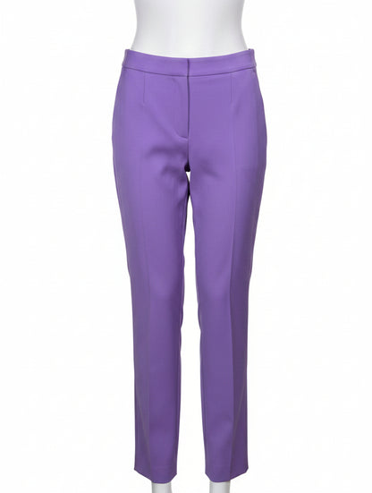 Gianni Versace Purple Skinny Fit Trousers-PANTS-Gazelle Fashion and Style