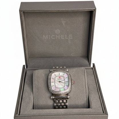 Michele Women's Caber Isle Quartz Watch with Diamond Accents-WATCH-Gazelle Fashion and Style