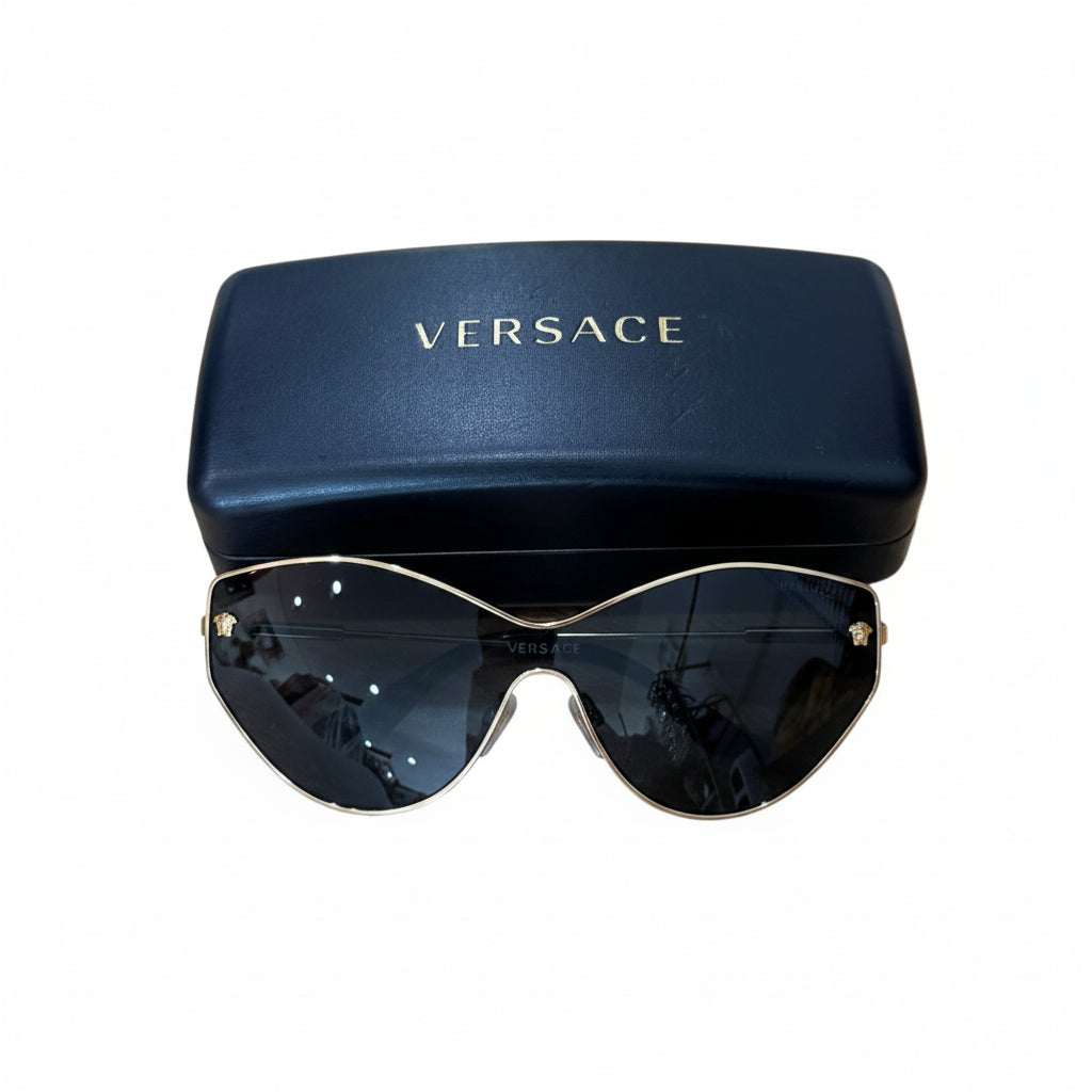 Versace 47MM Cat Eye Sunglasses-SUNGLASSES-Gazelle Fashion and Style