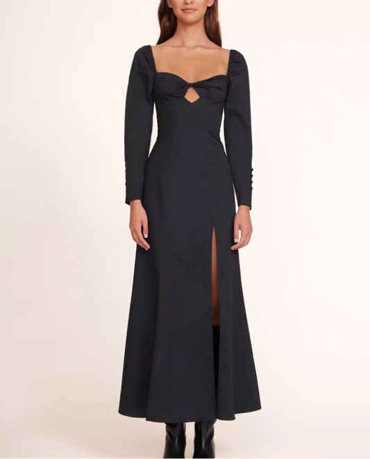 Staud Josephine Cotton Poplin Dress-DRESS-Gazelle Fashion and Style