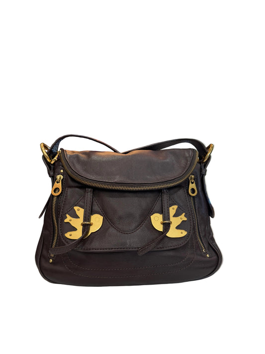 Vintage Marc Jacobs Brown Leather-HANDBAGS-Gazelle Fashion and Style