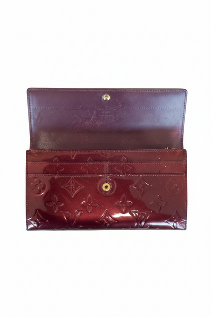 Louis Vuitton Vernis Sarah Wallet- Gazelle Fashion and Style 