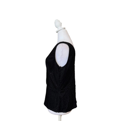 Adriana Papell Sleeveless Beaded Top- Gazelle Fashion and Style 