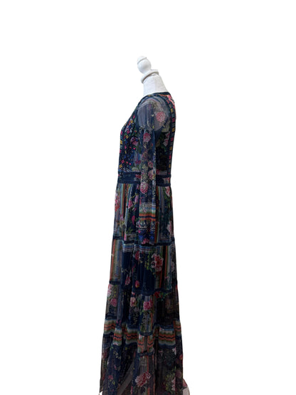 Johnny Was Embroidered Maxi Dress-DRESS-Gazelle Fashion and Style