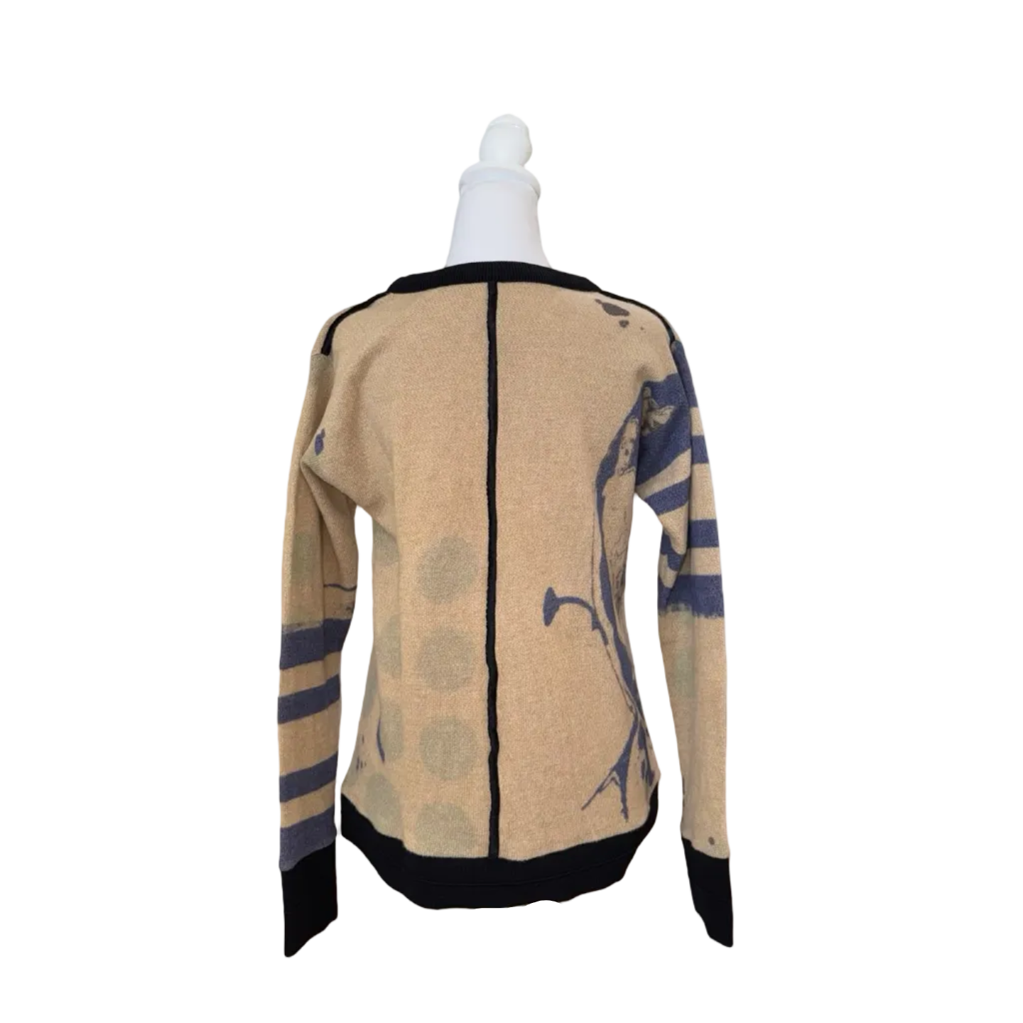 Rohka 100% Wool Jacquard Knit Top- Gazelle Fashion and Style 