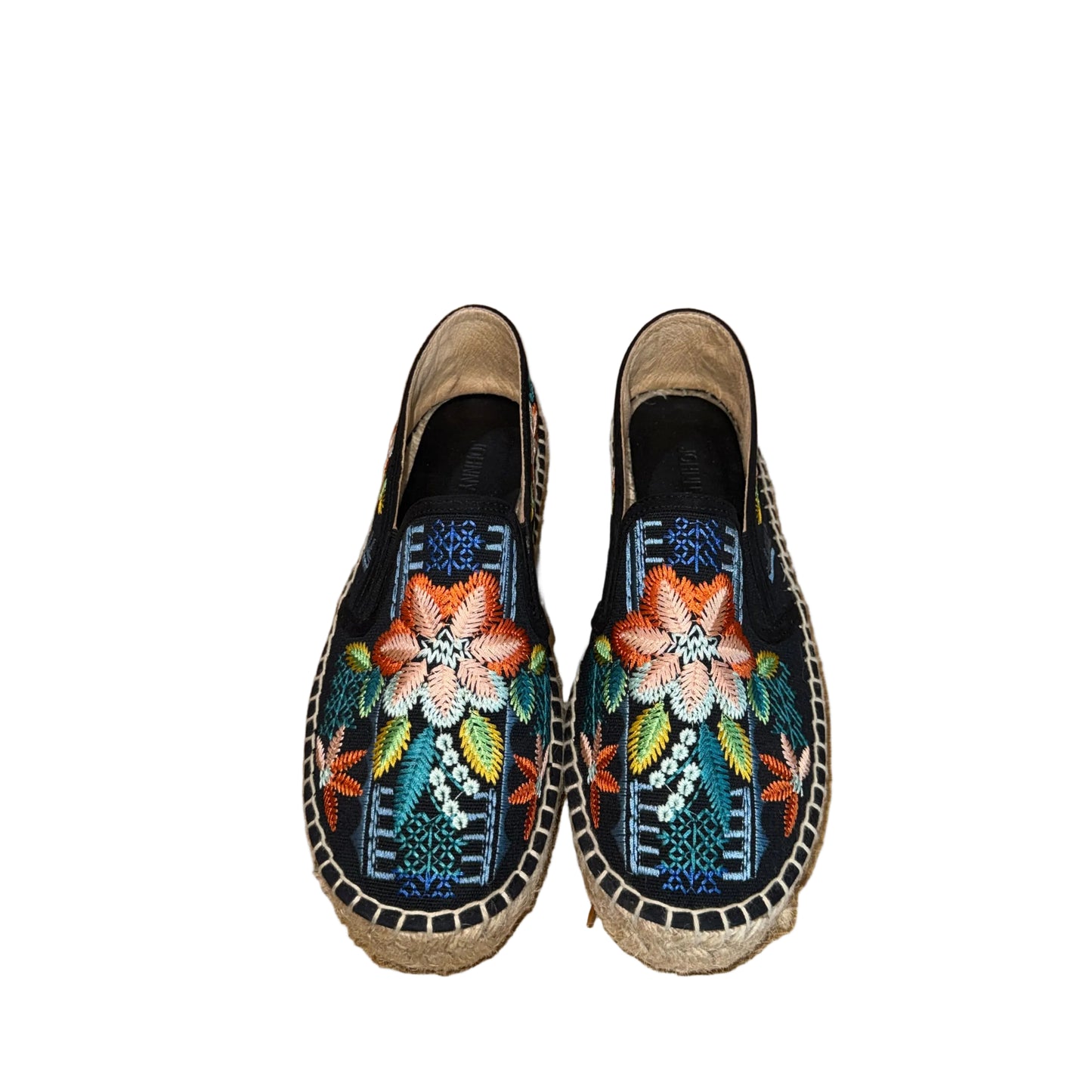 Johnny Was Embroidered Espadrille Slip Ons-Gazelle Fashion and Style