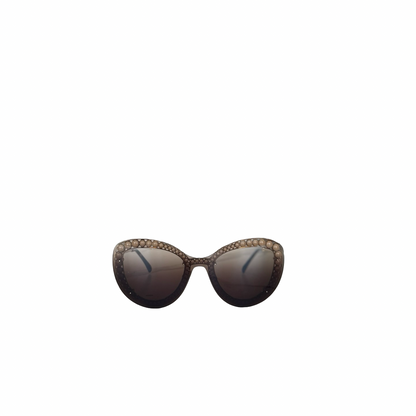 Chanel Butterfly Pearl Sunglasses- Gazelle Fashion and Style 