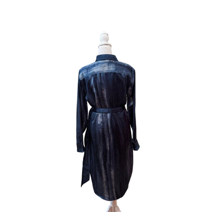 Lauren Ralph Lauren Satin Midi Dress-DRESS-Gazelle Fashion and Style