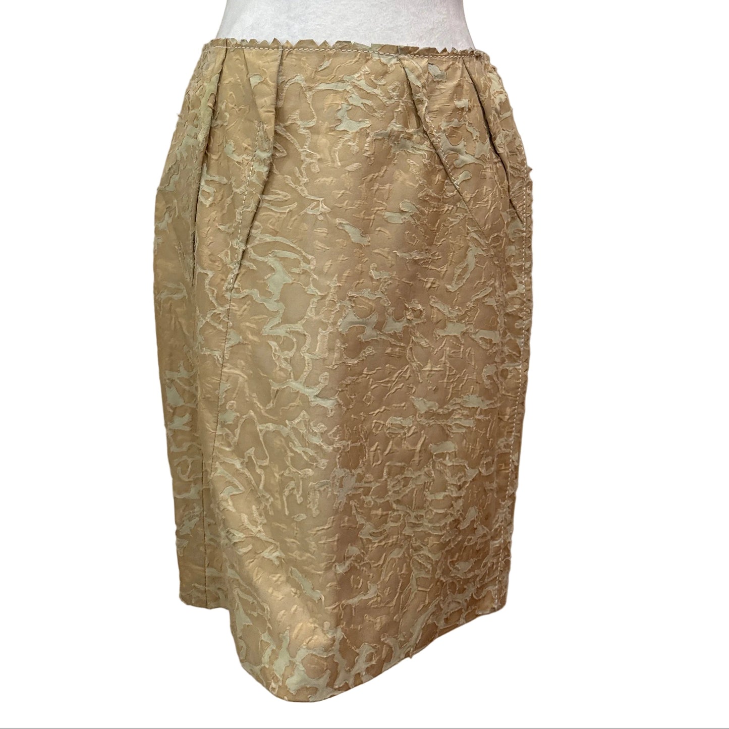 Christian Dior Beige Skirt-SKIRT-6-beige-Great-Gazelle Fashion and Style